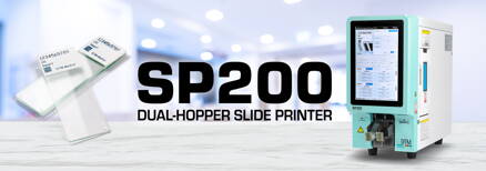 Posuvná tlačiareň DTM SP200 s dvoma zásobníkmi