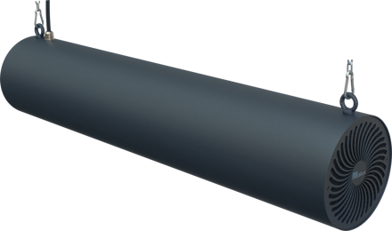 Germicídny žiarič SRSmedilux: TW220-B s WIFI ovládaním - čierne prevedenie